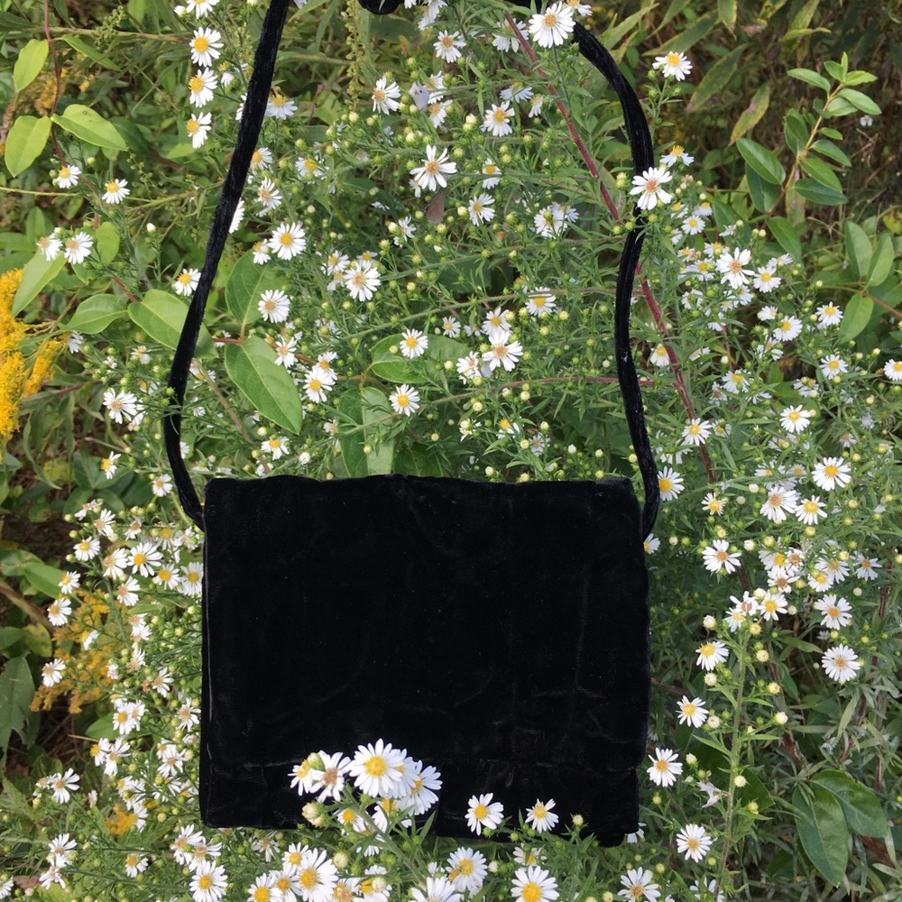 FREE w/ $15+ purchase - Black Velvety Mini Bag